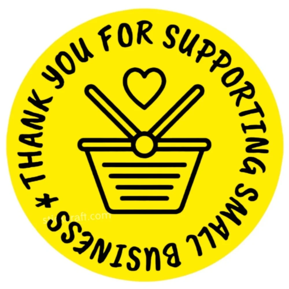 Pack of 100 Stickers | thank you Stickers 2 in round| Packaging Supplies NWT